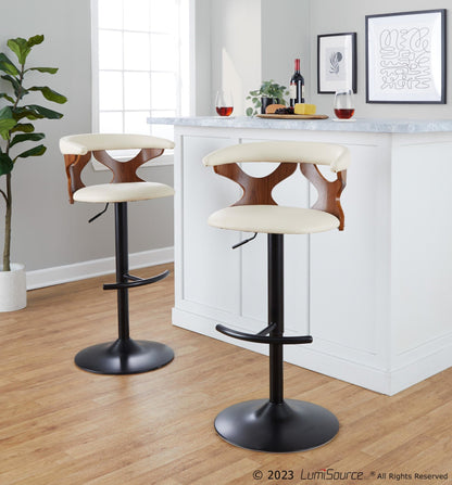 Majestic Office Furniture Adjustable Barstool - Set of 2