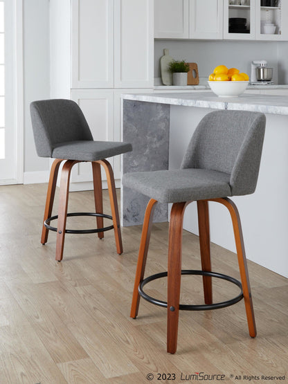 Majestic Office Furniture 24" Fixed-Height Counter Stool - Set of 2