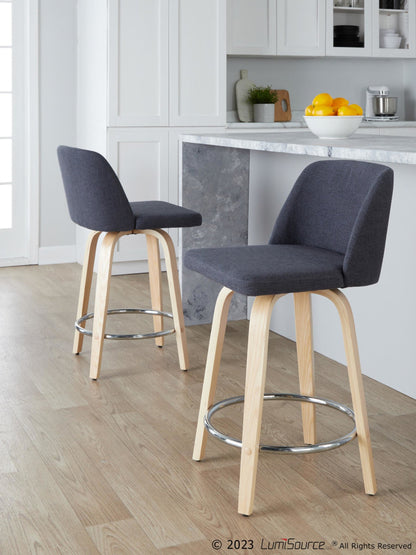 Majestic Office Furniture 24" Fixed-Height Counter Stool - Set of 2