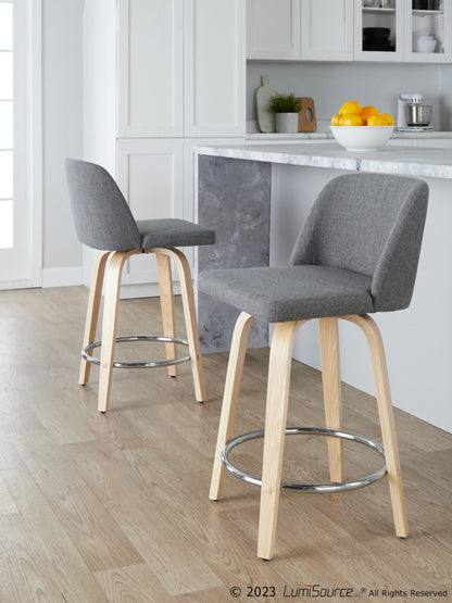 Majestic Office Furniture 24" Fixed-Height Counter Stool - Set of 2