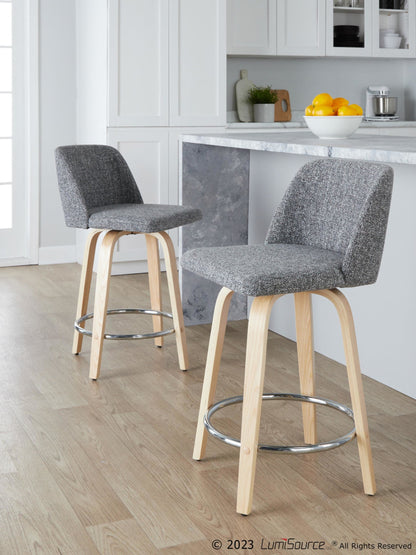 Majestic Office Furniture 24" Fixed-Height Counter Stool - Set of 2