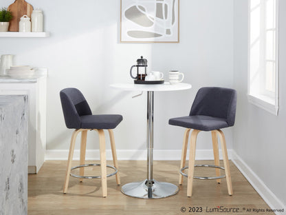 Majestic Office Furniture 24" Fixed-Height Counter Stool - Set of 2