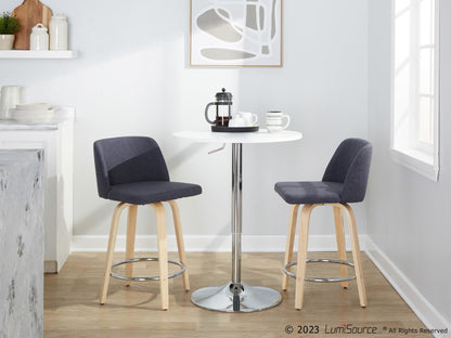 Majestic Office Furniture 24" Fixed-Height Counter Stool - Set of 2