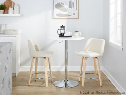Majestic Office Furniture 24" Fixed-Height Counter Stool - Set of 2