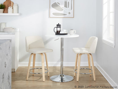 Majestic Office Furniture 24" Fixed-Height Counter Stool - Set of 2