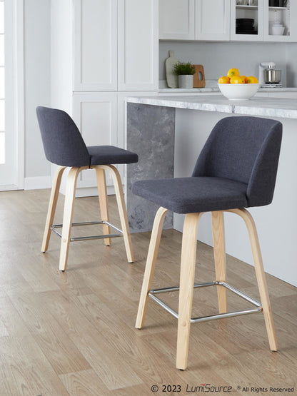 Majestic Office Furniture 24" Fixed-Height Counter Stool - Set of 2