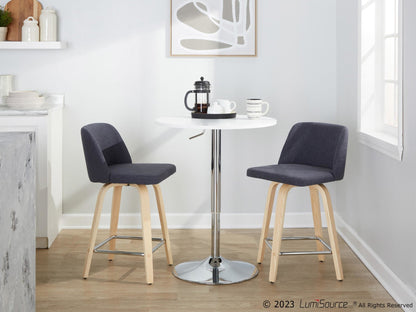 Majestic Office Furniture 24" Fixed-Height Counter Stool - Set of 2