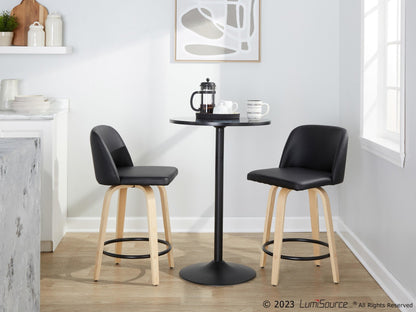 Majestic Office Furniture 24" Fixed-Height Counter Stool - Set of 2