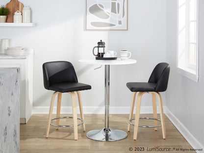 Majestic Office Furniture 24" Fixed-Height Counter Stool - Set of 2