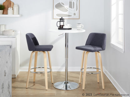 Majestic Office Furniture 30" Fixed-Height Barstool - Set of 2
