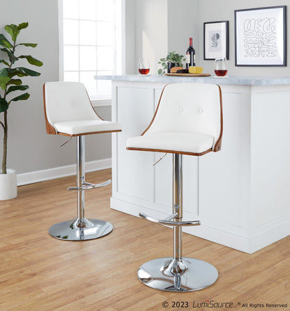 Majestic Office Furniture Adjustable Barstool - Set of 2