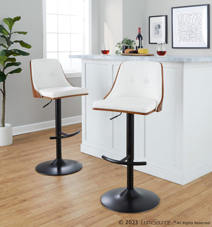 Majestic Office Furniture Adjustable Barstool - Set of 2