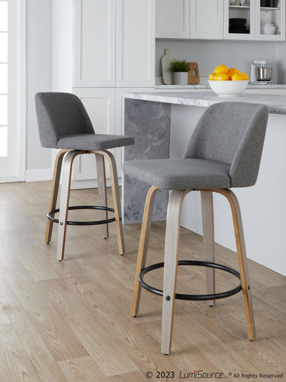Majestic Office Furniture 26" Fixed-Height Counter Stool - Set of 2