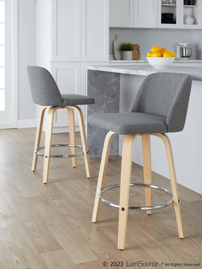 Majestic Office Furniture 26" Fixed-Height Counter Stool - Set of 2