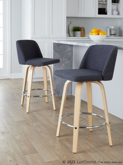 Majestic Office Furniture 26" Fixed-Height Counter Stool - Set of 2