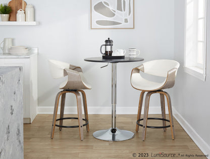Majestic Office Furniture 24" Fixed-Height Counter Stool - Set of 2