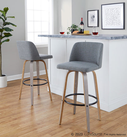 Majestic Office Furniture 30" Fixed-Height Barstool - Set of 2