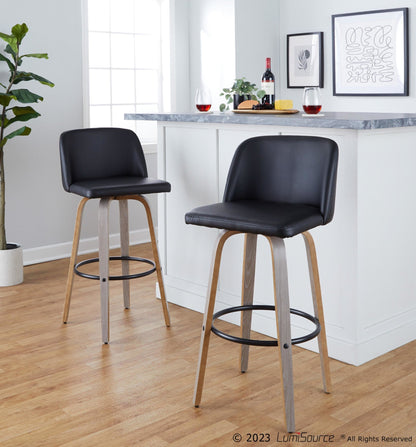 Majestic Office Furniture 30" Fixed-Height Barstool - Set of 2