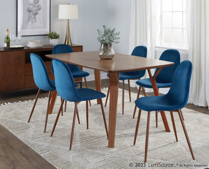 Lumisource Folia Pebble Dining Set - 7 Piece
