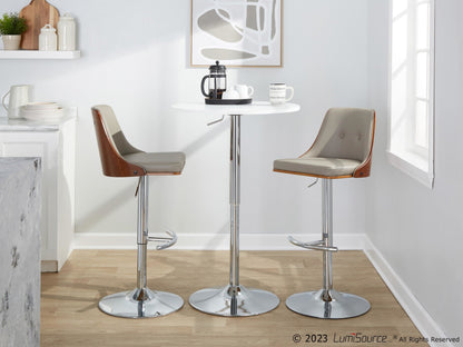 Majestic Office Furniture Adjustable Barstool - Set of 2