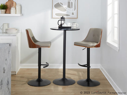 Majestic Office Furniture Adjustable Barstool - Set of 2