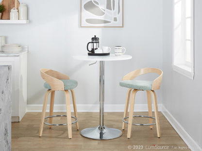 Majestic Office Furniture 24" Fixed-Height Counter Stool - Set of 2