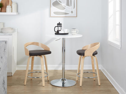 Majestic Office Furniture 24" Fixed-Height Counter Stool - Set of 2