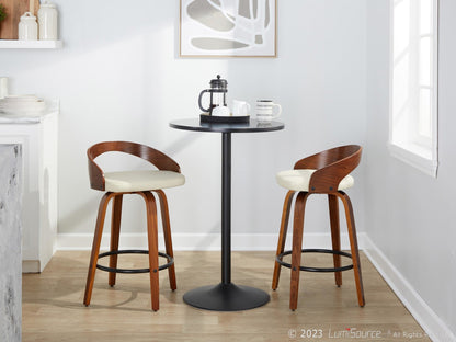 Majestic Office Furniture 26" Fixed-Height Counter Stool - Set of 2