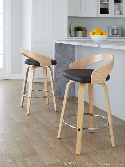 Majestic Office Furniture 26" Fixed-Height Counter Stool - Set of 2