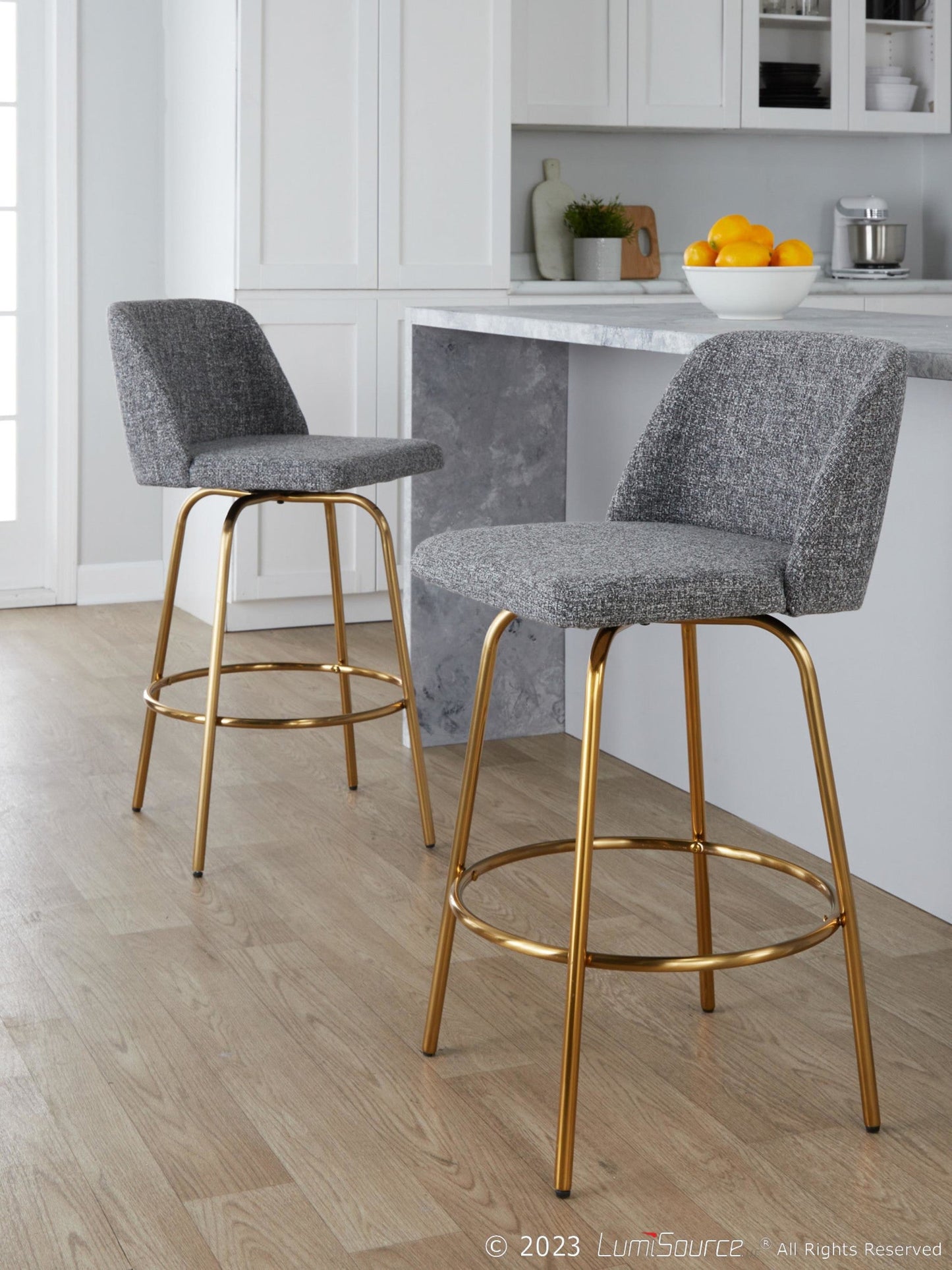 Majestic Office Furniture 26" Fixed-Height Counter Stool - Set of 2