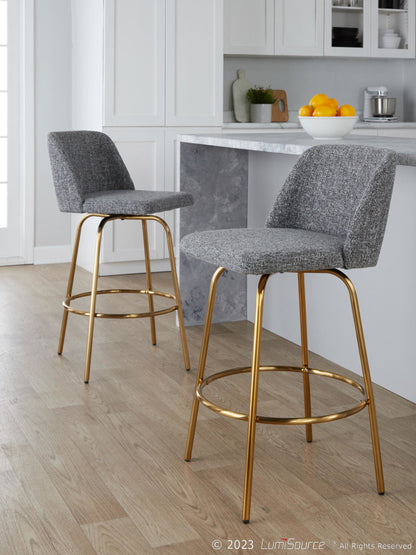 Majestic Office Furniture 26" Fixed-Height Counter Stool - Set of 2