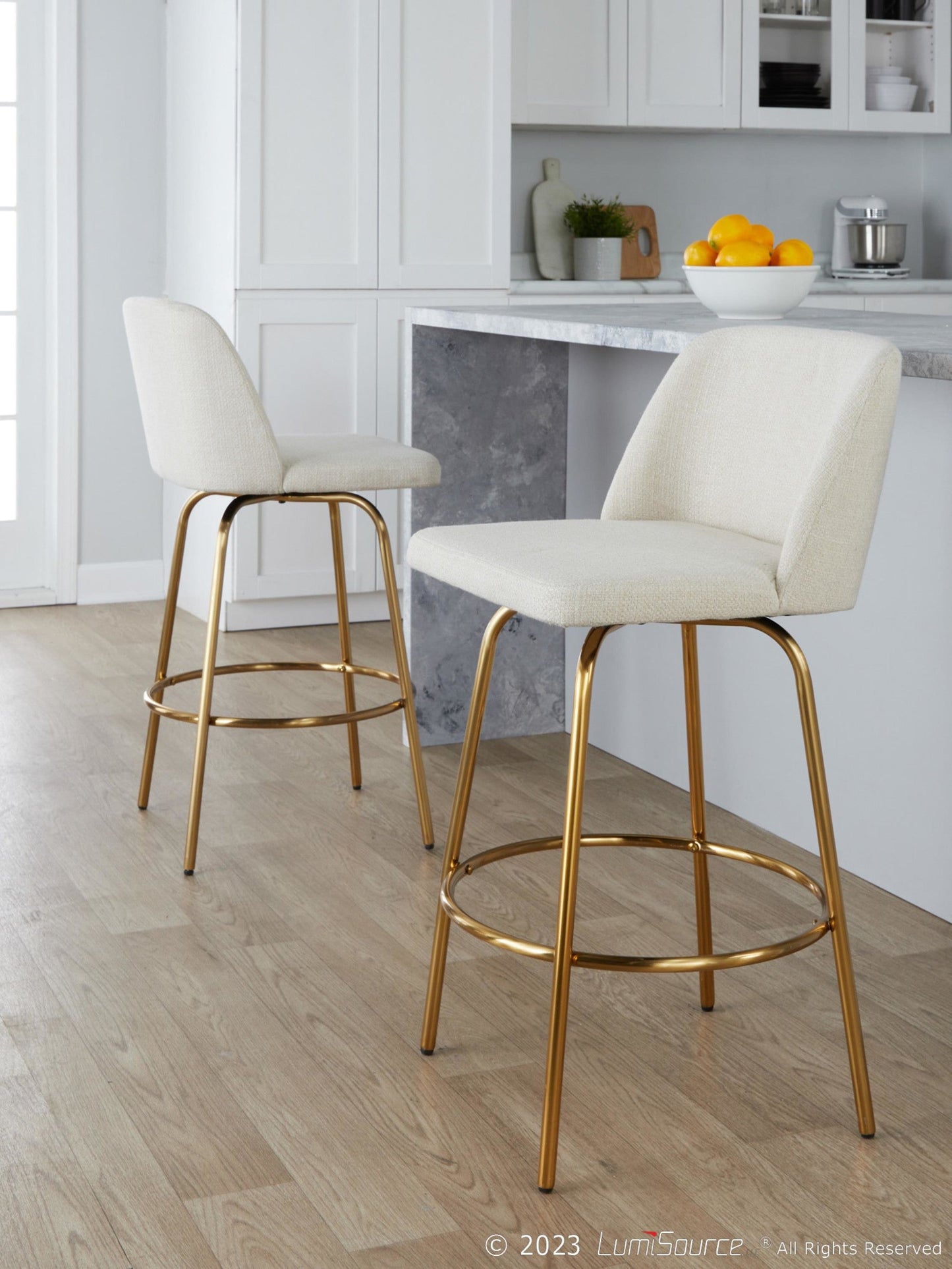 Majestic Office Furniture 26" Fixed-Height Counter Stool - Set of 2