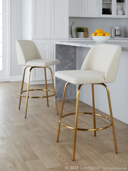 Majestic Office Furniture 26" Fixed-Height Counter Stool - Set of 2