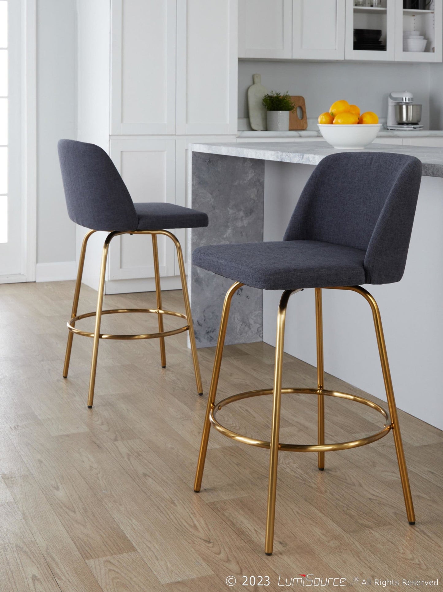 Majestic Office Furniture 26" Fixed-Height Counter Stool - Set of 2