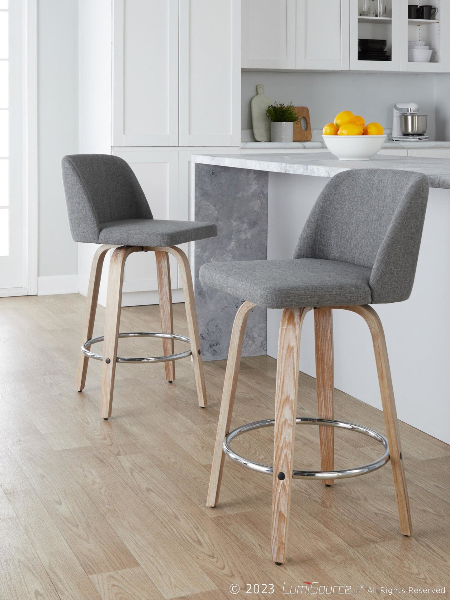 Majestic Office Furniture 26" Fixed-Height Counter Stool - Set of 2