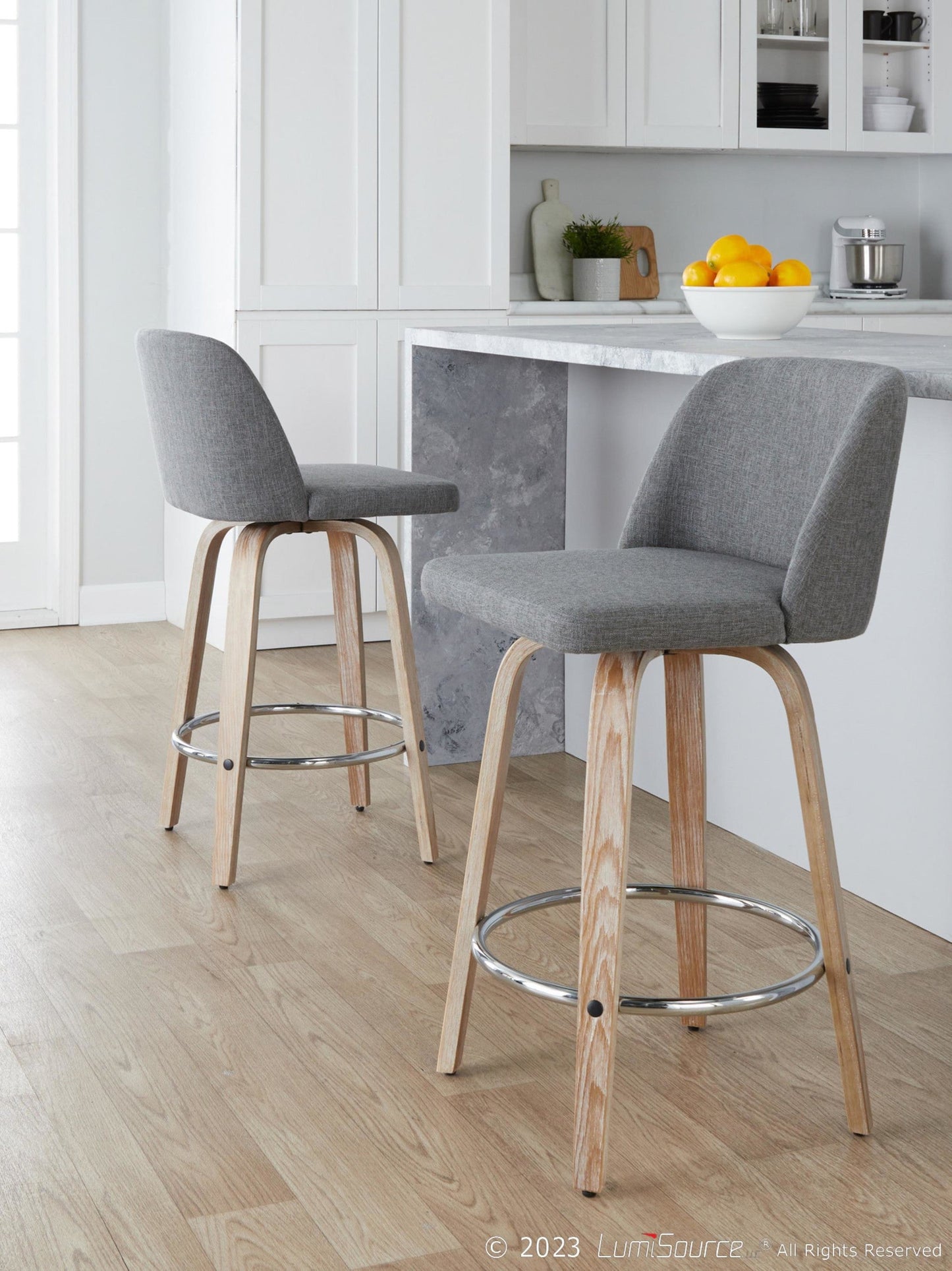 Majestic Office Furniture 26" Fixed-Height Counter Stool - Set of 2