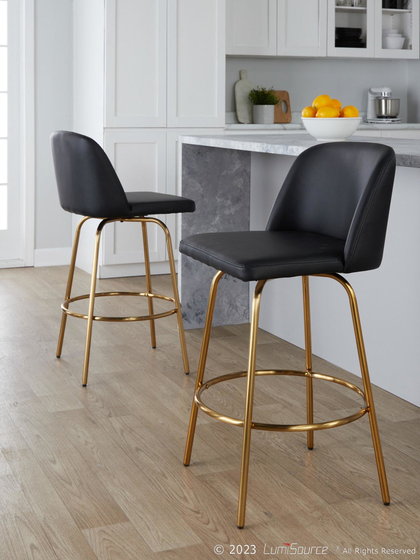 Majestic Office Furniture 26" Fixed-Height Counter Stool - Set of 2