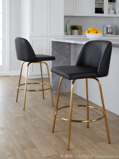 Majestic Office Furniture 26" Fixed-Height Counter Stool - Set of 2