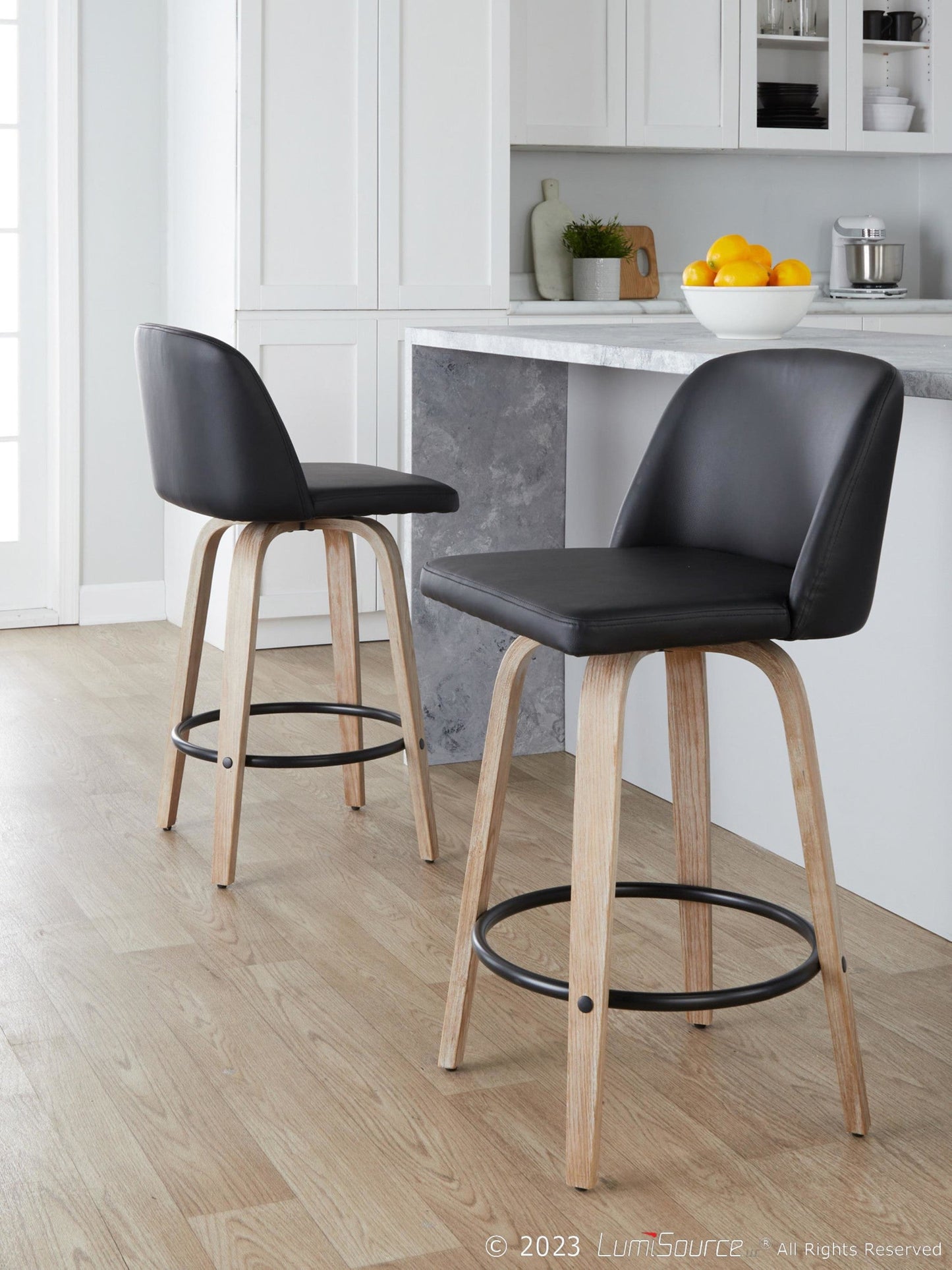 Majestic Office Furniture 26" Fixed-Height Counter Stool - Set of 2