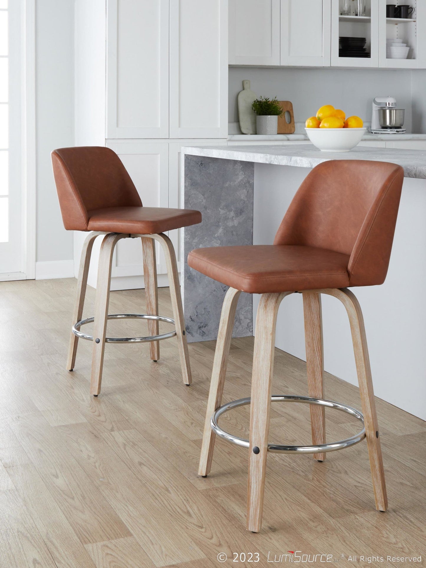 Majestic Office Furniture 26" Fixed-Height Counter Stool - Set of 2