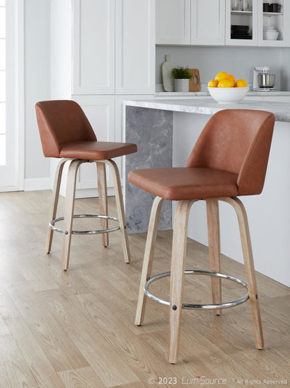 Majestic Office Furniture 26" Fixed-Height Counter Stool - Set of 2