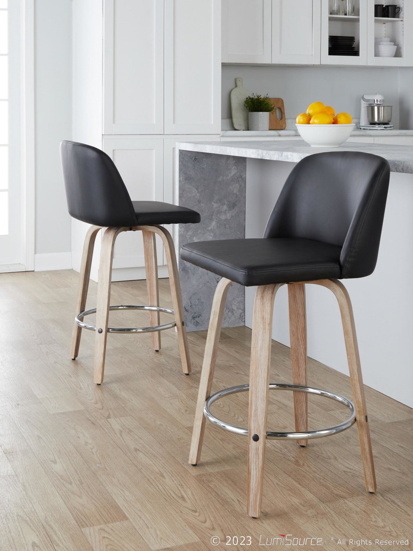 Majestic Office Furniture 26" Fixed-Height Counter Stool - Set of 2