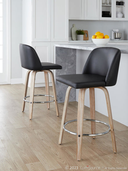 Majestic Office Furniture 26" Fixed-Height Counter Stool - Set of 2