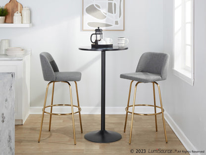 Majestic Office Furniture 30" Fixed-Height Barstool - Set of 2