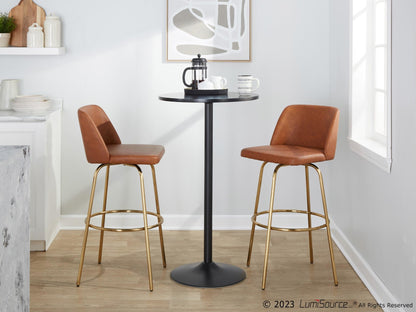 Majestic Office Furniture 30" Fixed-Height Barstool - Set of 2