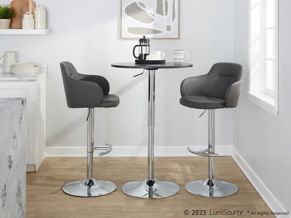Majestic Office Furniture Adjustable Barstool - Set of 2