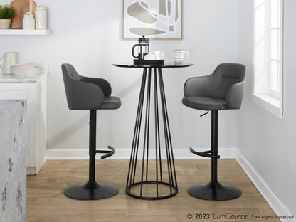 Majestic Office Furniture Adjustable Barstool - Set of 2
