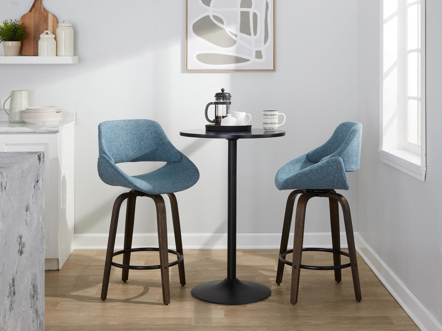 Majestic Office Furniture 26" Fixed-Height Counter Stool - Set of 2