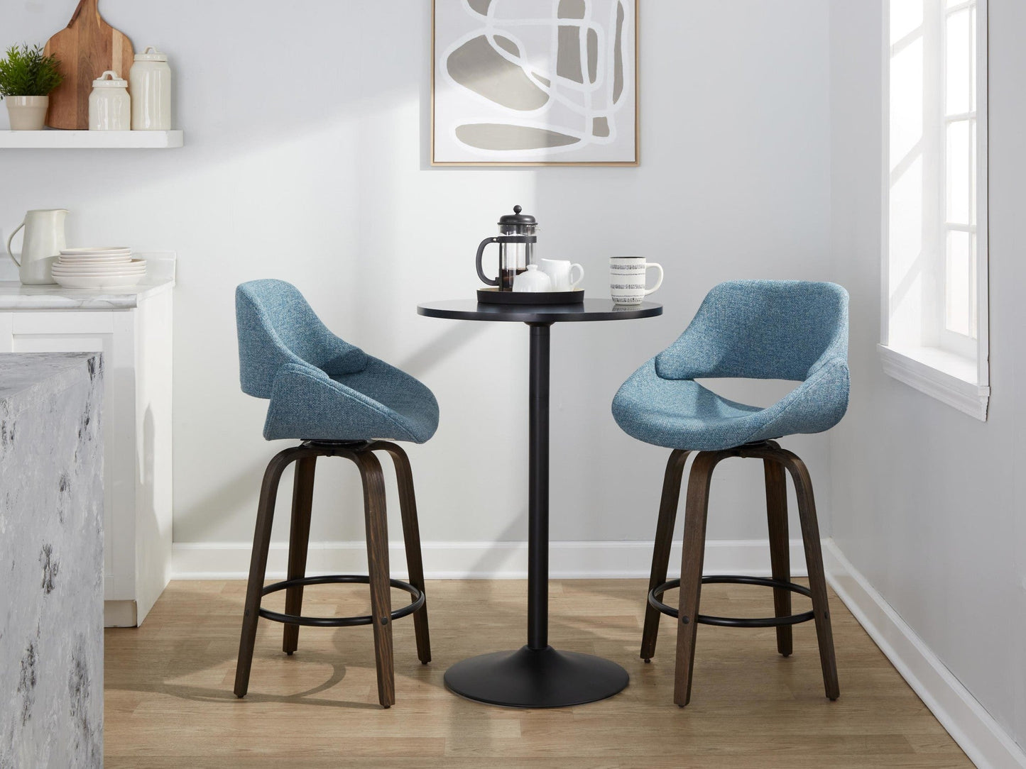 Majestic Office Furniture 26" Fixed-Height Counter Stool - Set of 2