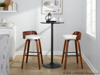 Majestic Office Furniture 30" Fixed-Height Barstool - Set of 2